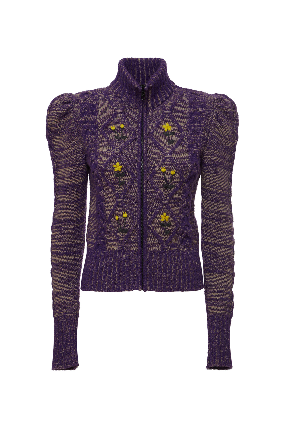 product-color-Emma wool zip-up sweater