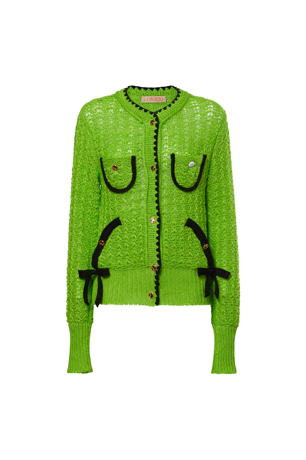 product-color-Ludovica linen cardigan